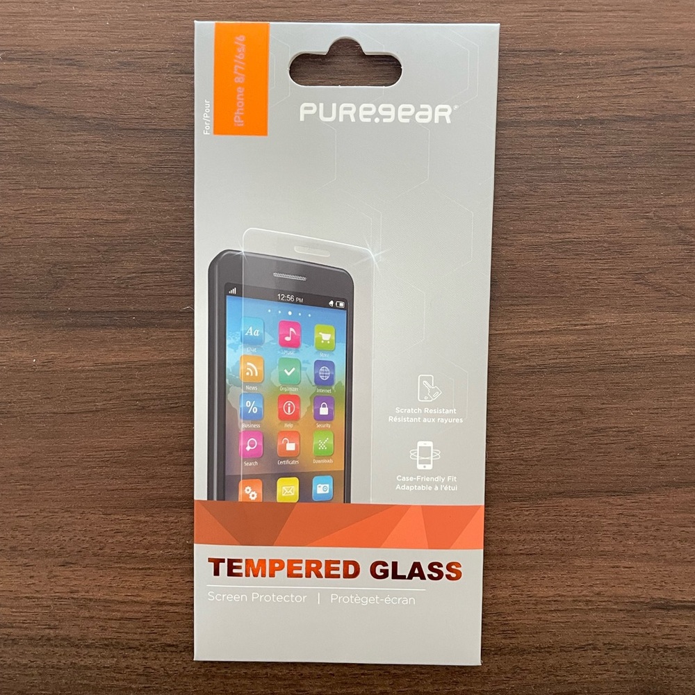 NEVER USED Puregear Tempered Glass Screen Protector